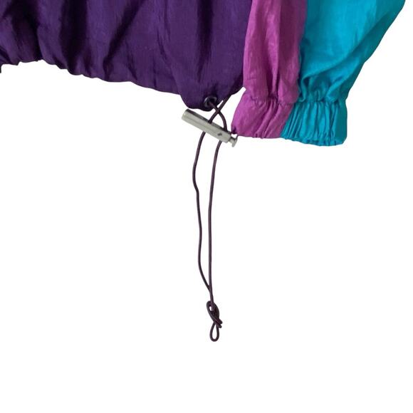 Vintage Nike Nylon Windbreaker size small Purple Blue - Picture 2 of 7